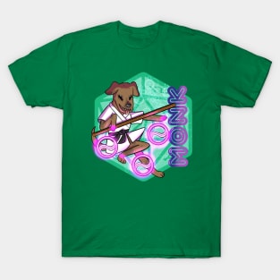 dungeons and dragons monk dog T-Shirt